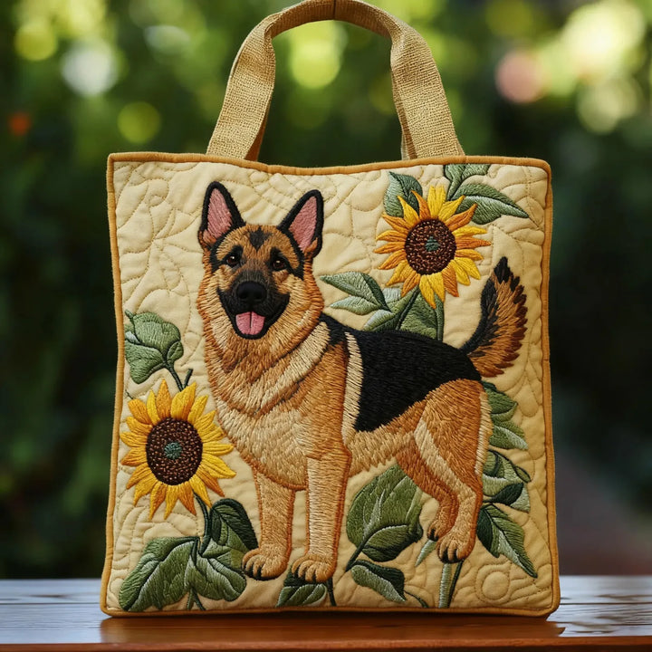 サック・アルティザナル - ドイツ牧羊犬フローラル