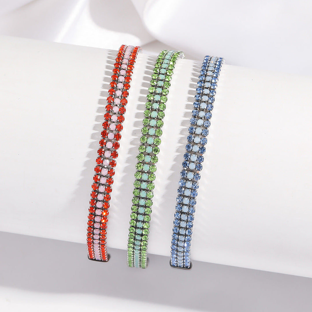 シグネチャーシャインブレスレット | ホワイトゴールド
